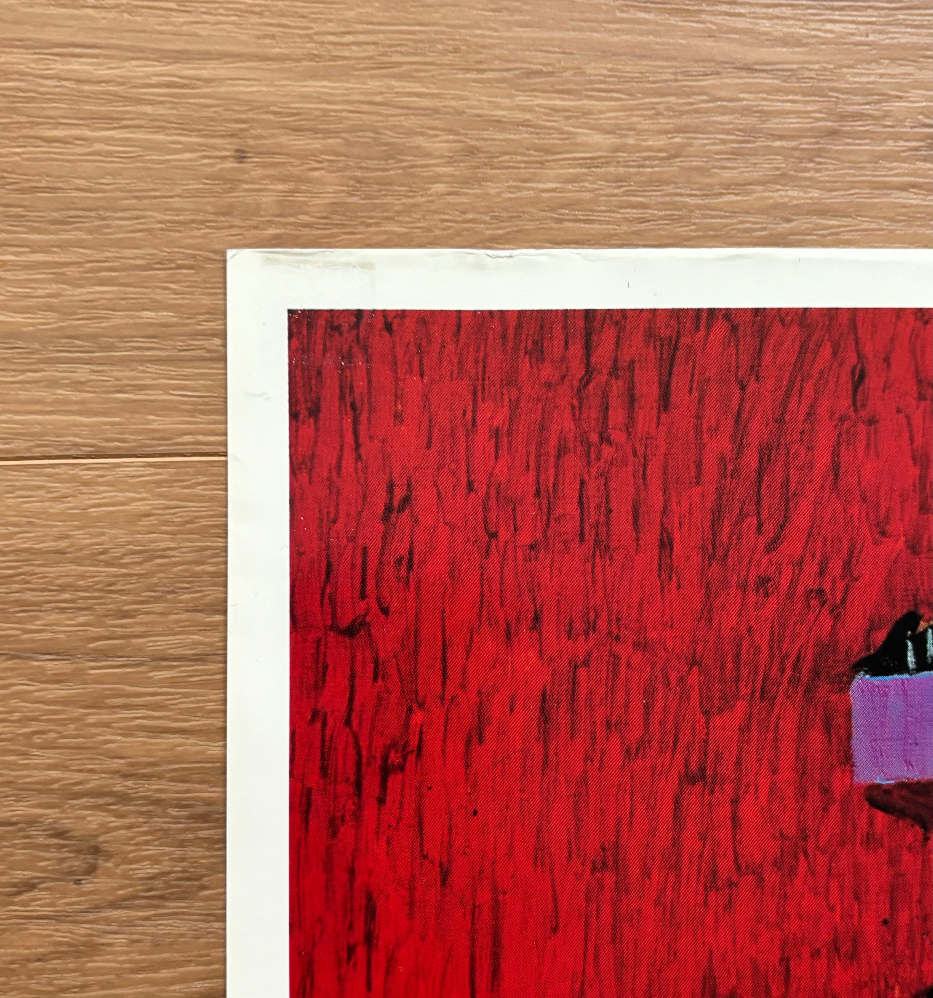 David Hockney original art poster used - 21.6"×27.5" (55×70cm)