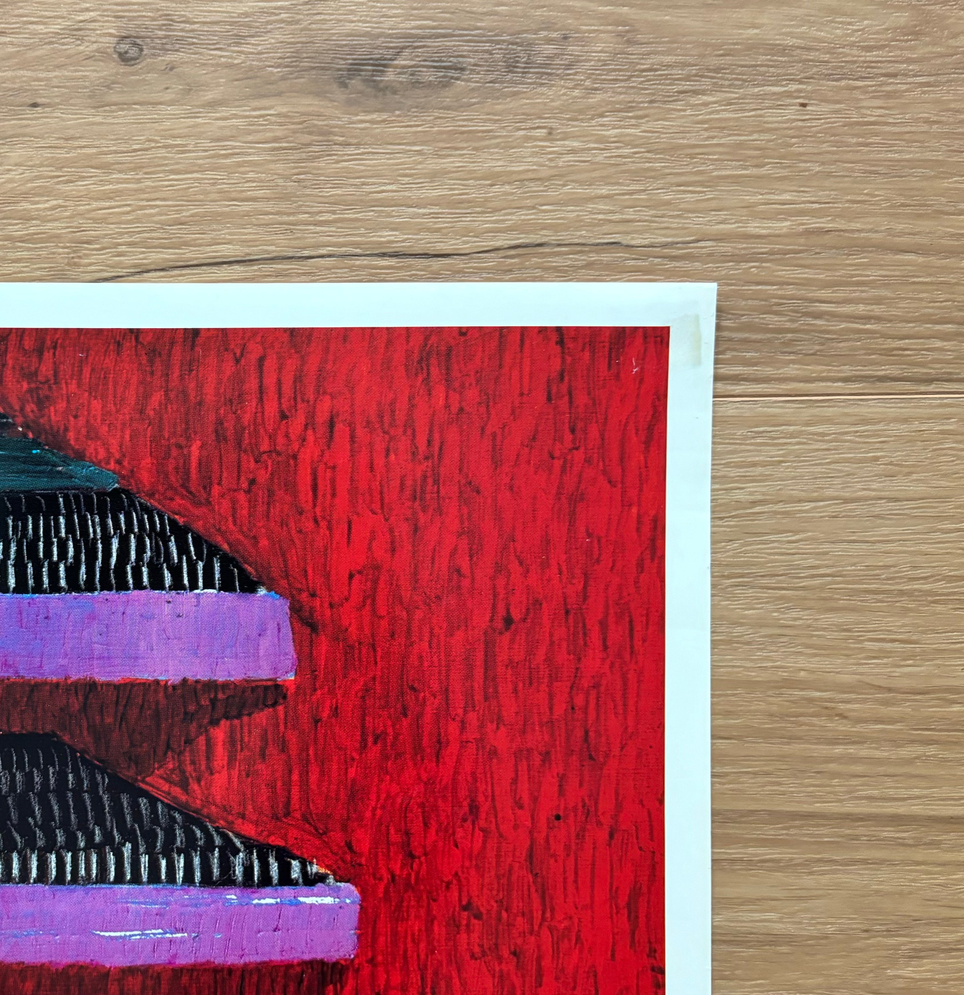 David Hockney original art poster used - 21.6"×27.5" (55×70cm)