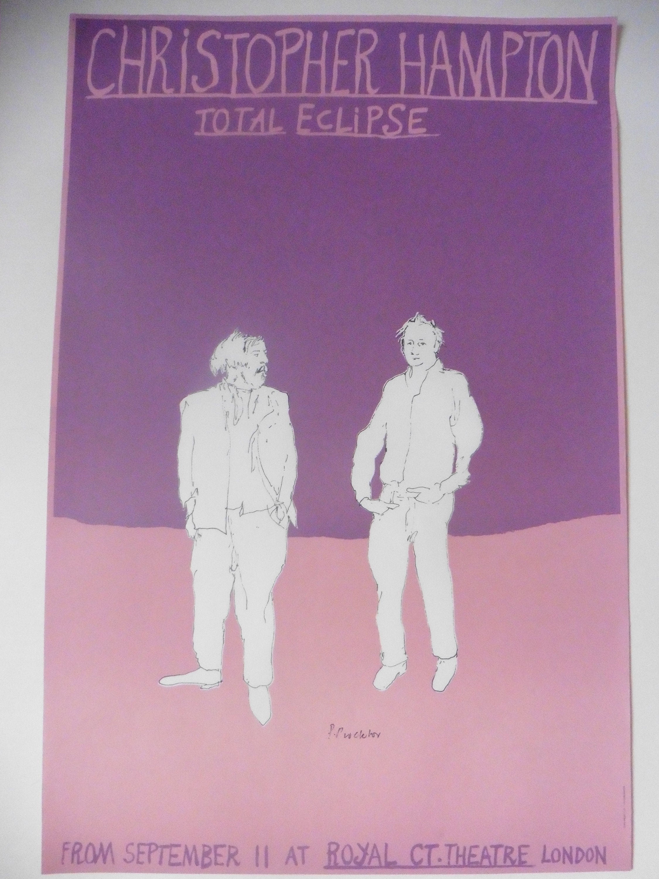 Patrick Procktor Originalkunstplakat – 48 × 72,5 cm
