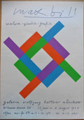 Max Bill hand signed original art poster - 16.5"×23.4" (42×59.5cm)