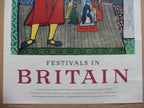 Vintage Poster Festivals in Britain 1955 - 19.5"×29.5" (49.5×75cm)