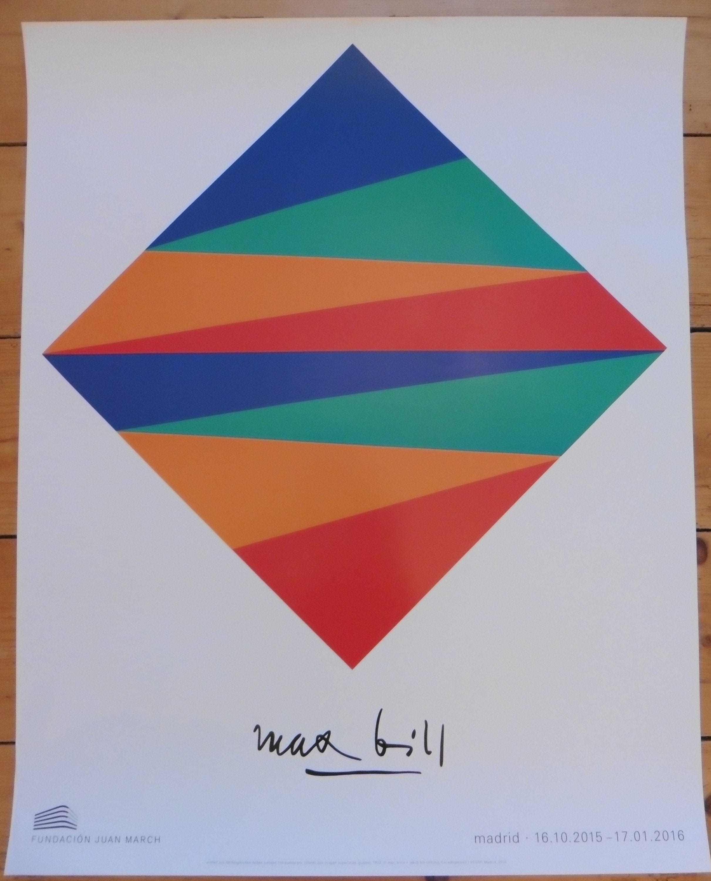 Max Bill Original Kunstplakat - 60×75cm