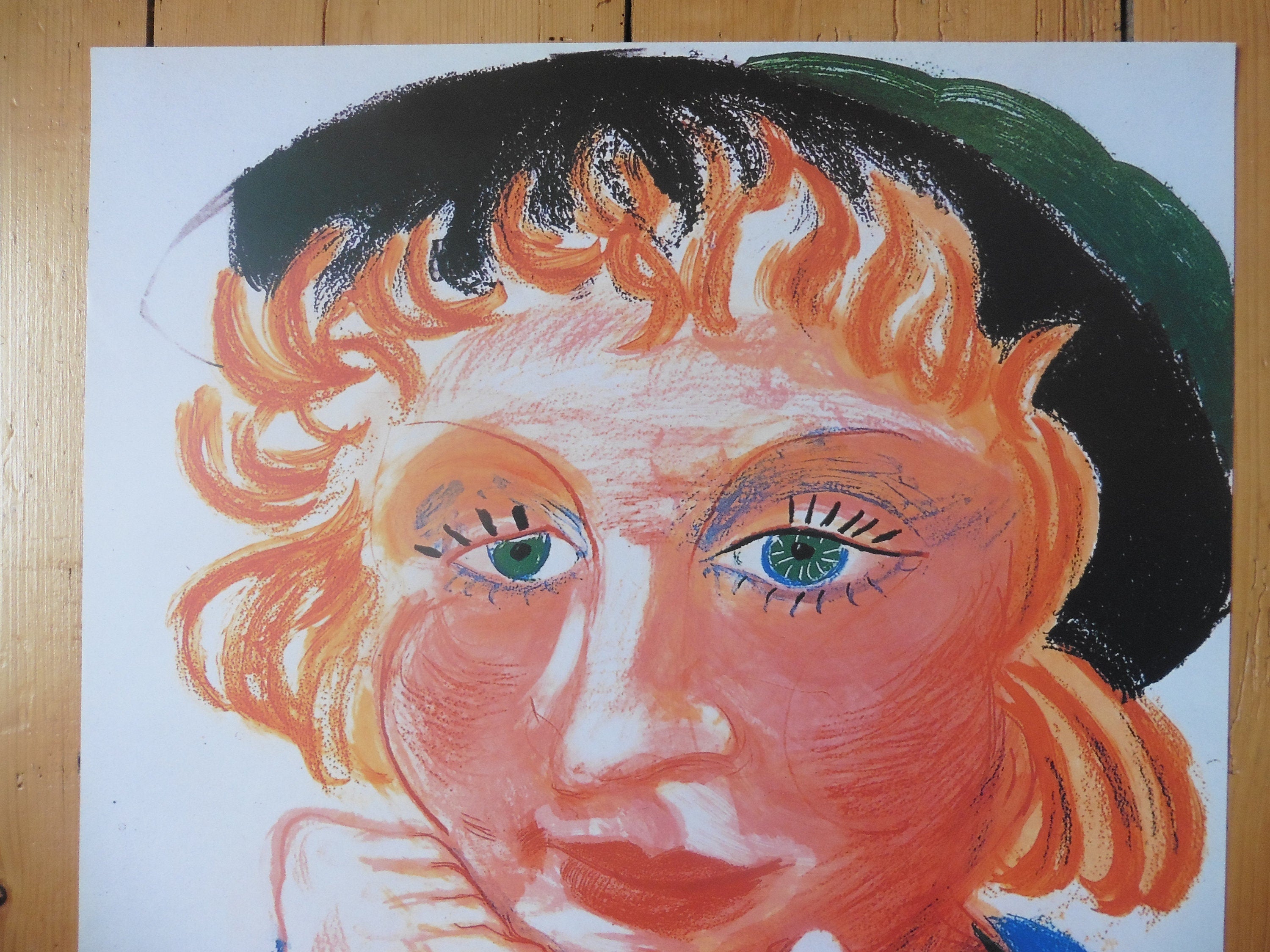 David Hockney original art poster - 16.9"×28.0" (43×71cm)