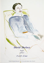 David Hockney original art poster - 17.7"×25.2" (45×64cm)