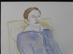 David Hockney original art poster - 17.7"×25.2" (45×64cm)