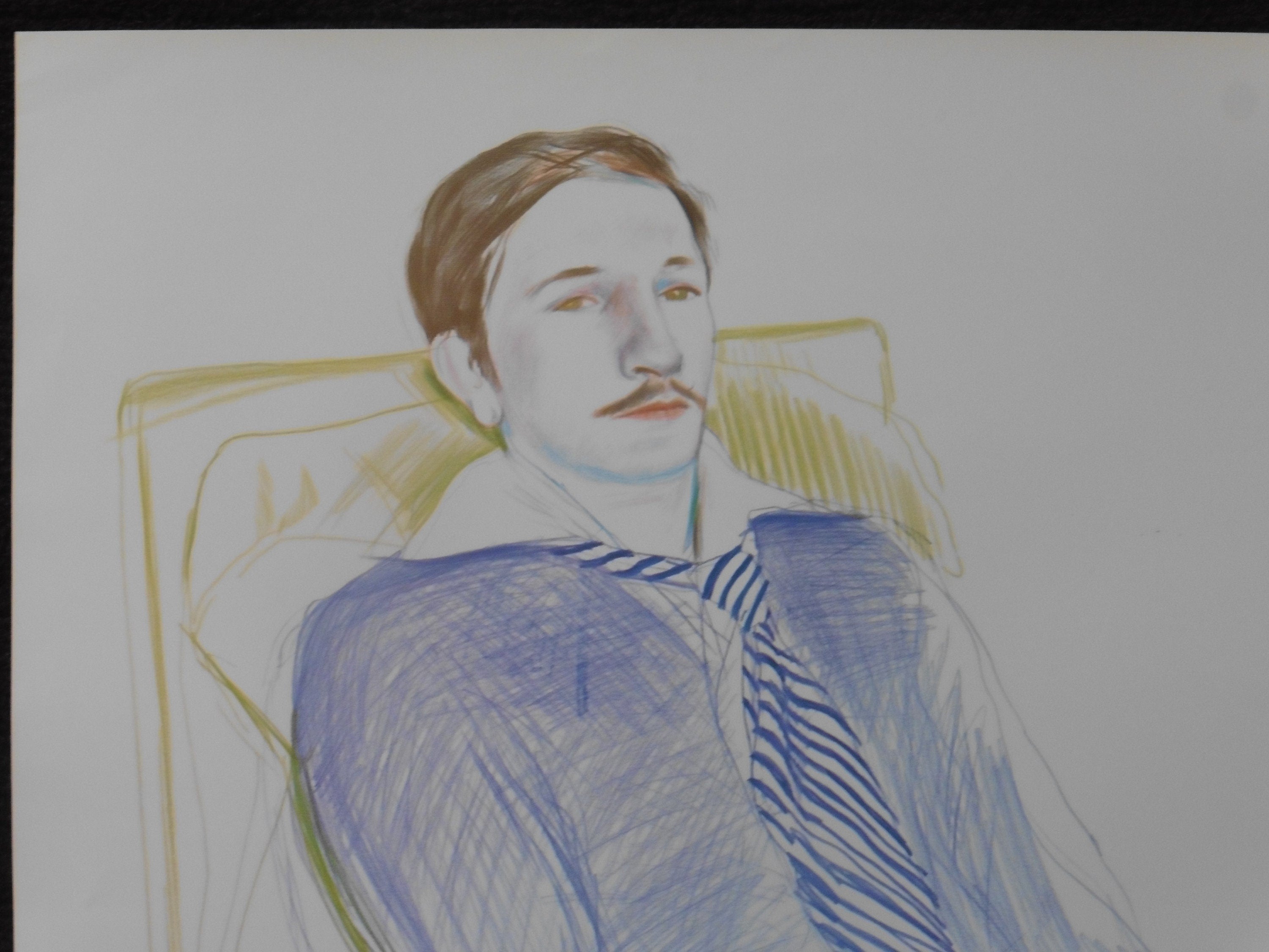 David Hockney original art poster - 17.7"×25.2" (45×64cm)
