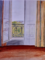 David Hockney original art poster - 26.9"×39.1" (68.3×99.3cm)