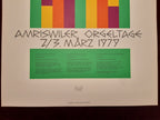 Max Bill original handsigniertes Kunstplakat – 70×100 cm