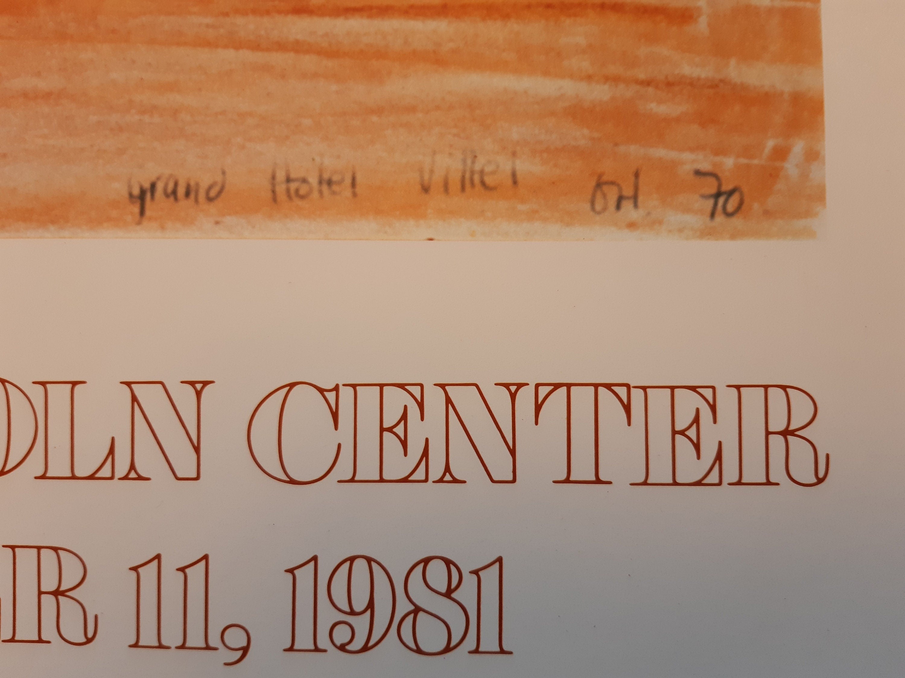 David Hockney original art poster - 26.9"×39.1" (68.3×99.3cm)