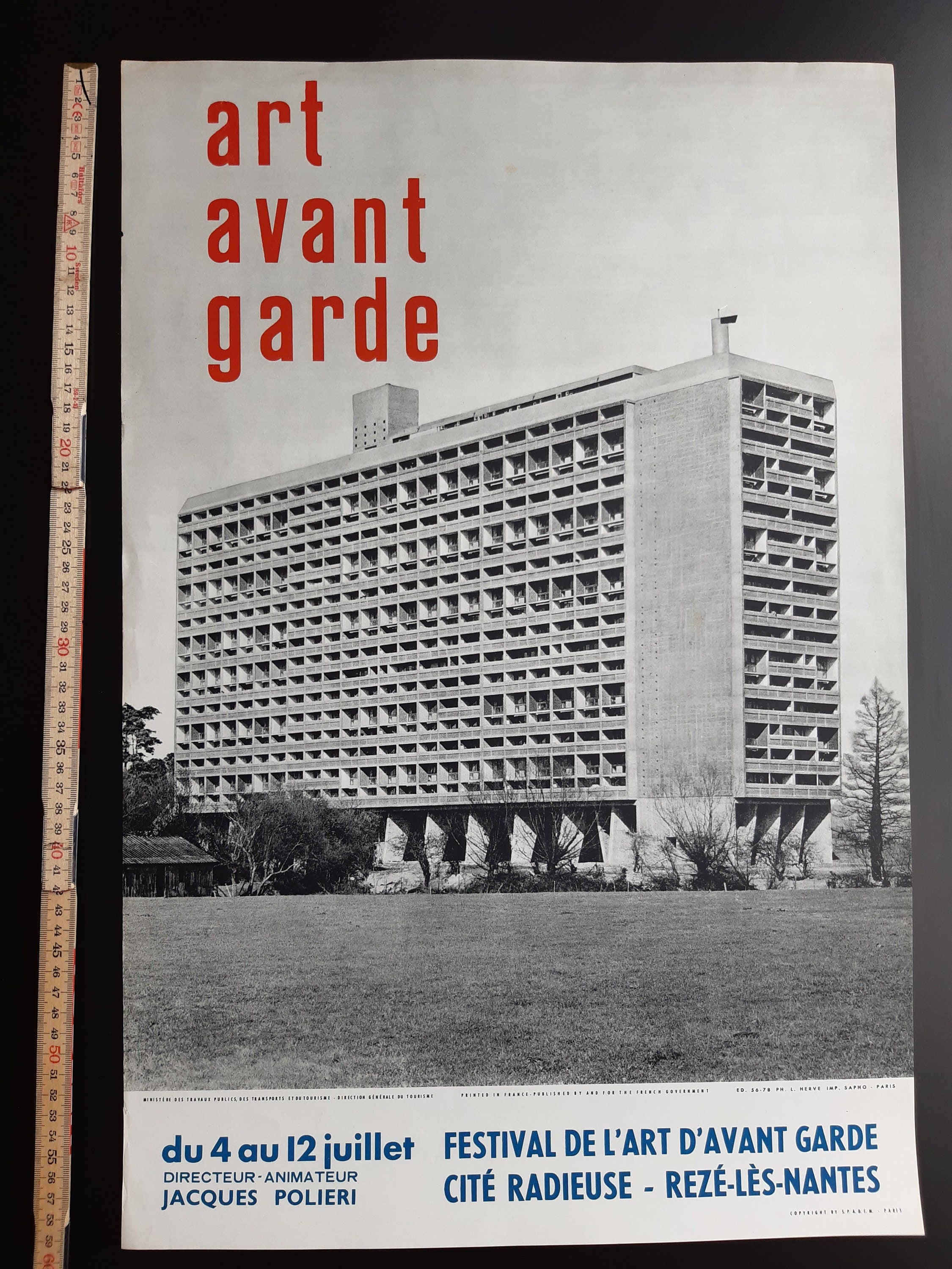 Le Corbusier Original Kunstposter - 40×60cm