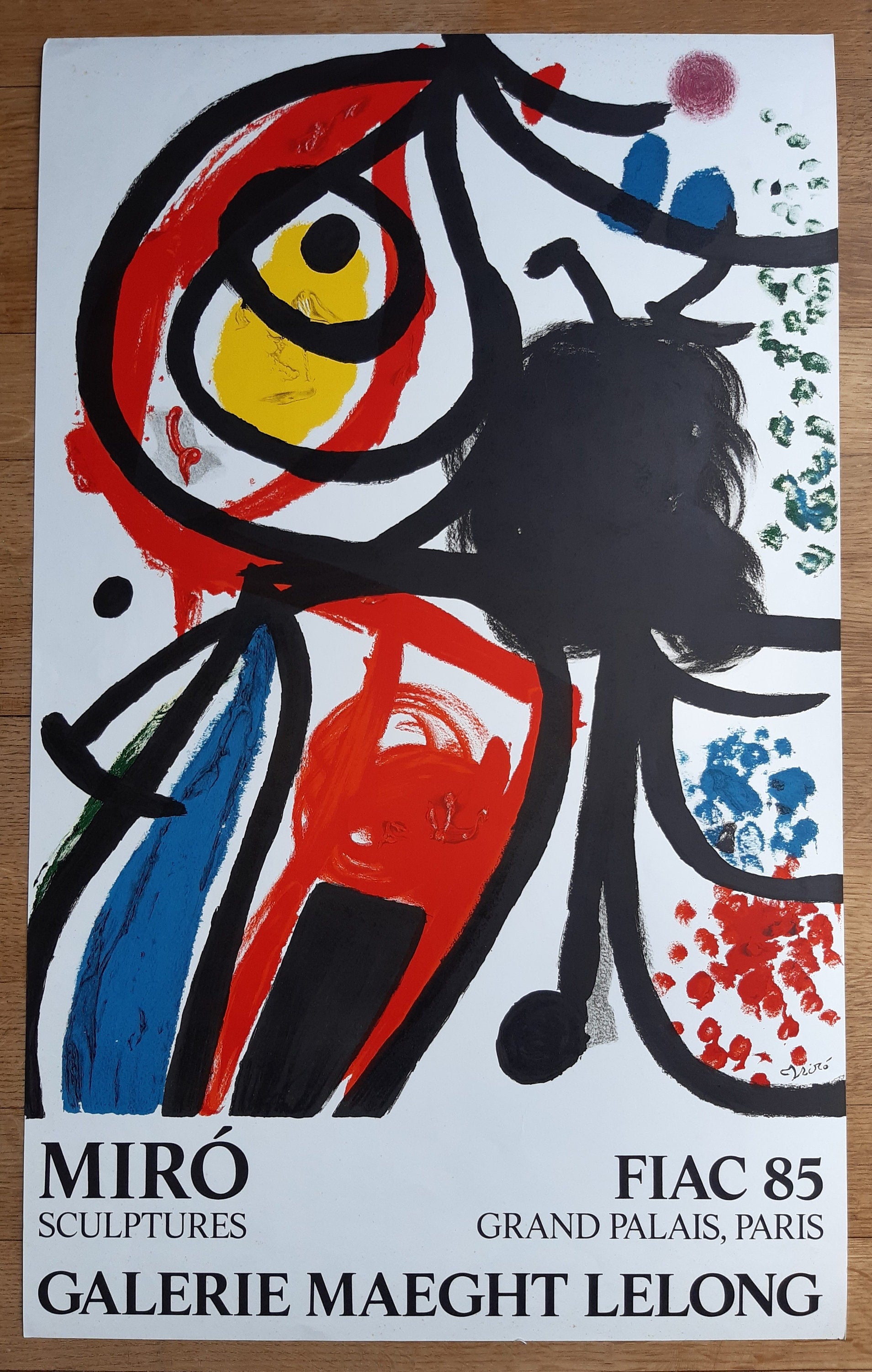 Miro Original-Kunstposter – 21.1"×34.1" (53.5×86.5cm)
