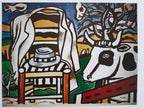 Fernand Léger original art poster - 23.6"×31.5" (60×80cm)