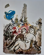 Marc Chagall original art poster - 23.6"×31.5" (60×80cm)
