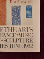 David Hockney original vintage art poster - 35.8"×38.6" (91×98cm)