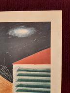 David Hockney original vintage art poster - 35.8"×38.6" (91×98cm)