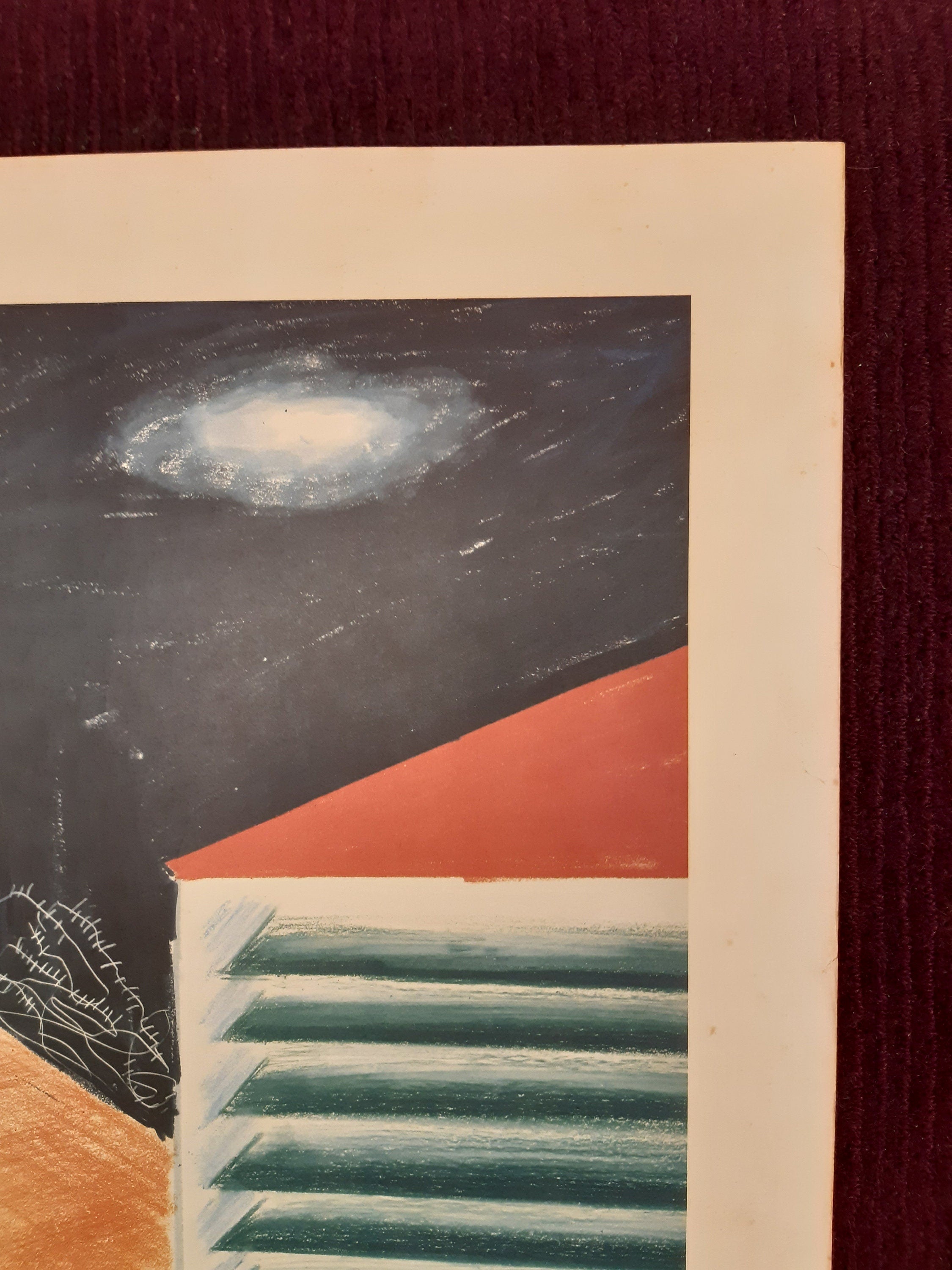 David Hockney original vintage art poster - 35.8"×38.6" (91×98cm)