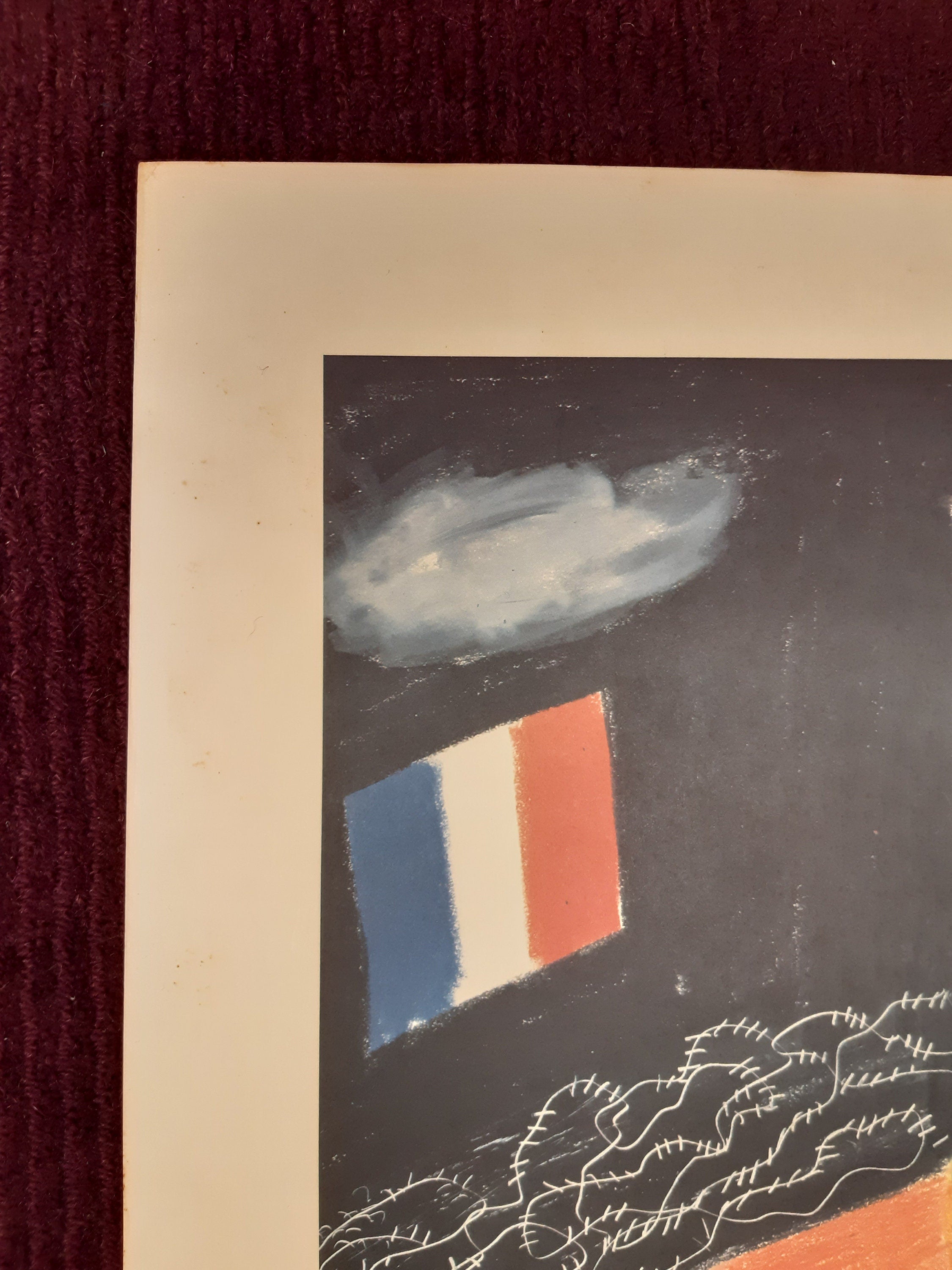 David Hockney original vintage art poster - 35.8"×38.6" (91×98cm)