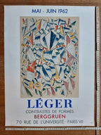 Fernand Léger original art poster - 17.9"×23.8" (45.5×60.5cm)