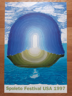 David Hockney original art poster Spoleto Festival - 27.0"×39.4" (68.5×100cm)