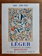Fernand Léger original art poster - 17.9"×23.8" (45.5×60.5cm)
