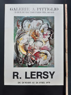 Roger Lersy original art poster - 20.1"×27.6" (51×70cm)