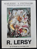 Roger Lersy original art poster - 20.1"×27.6" (51×70cm)