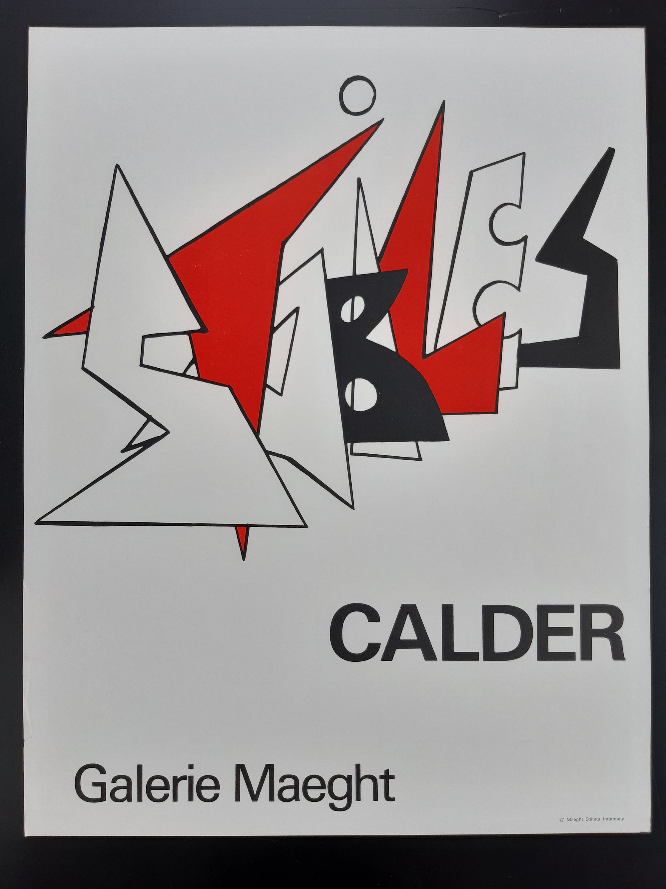 Calder Original-Kunstplakat – 49,5 × 65 cm