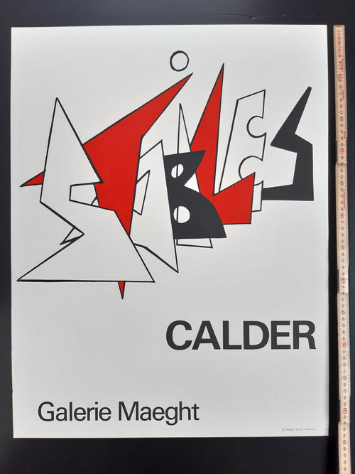 Calder original art poster - 19.5"×25.6" (49.5×65cm)