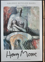 Henry Moore Original-Kunstplakat - 49×73,5cm