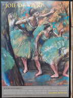 Edgar Degas original art poster - 23.2"×33.1" (59×84cm)