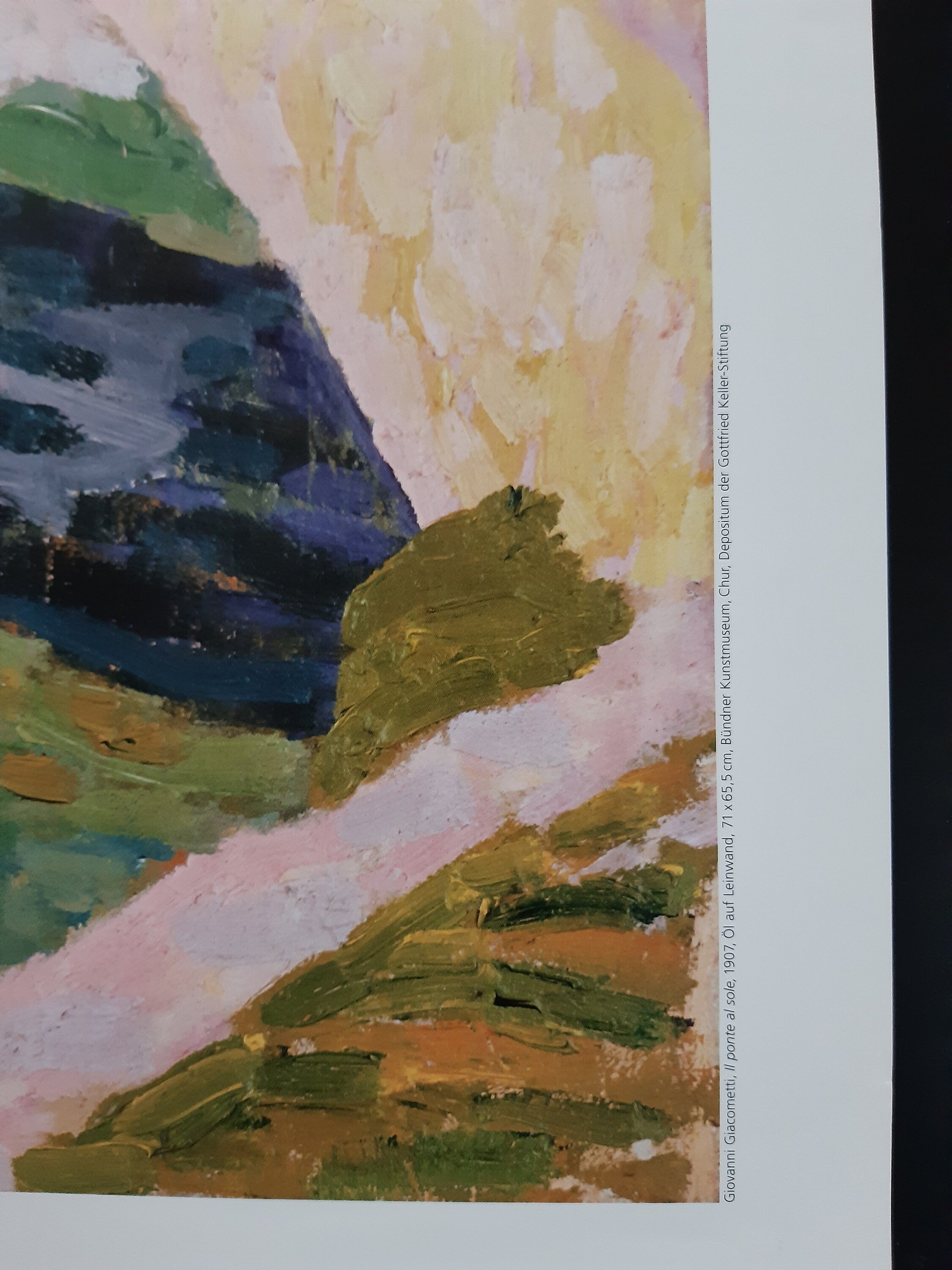 Giovanni Giacometti original art poster - 27.6"×39.4" (70×100cm)