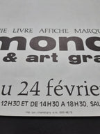 Raymond Gid original art poster - 15.9"×23.6" (40.5×60cm)
