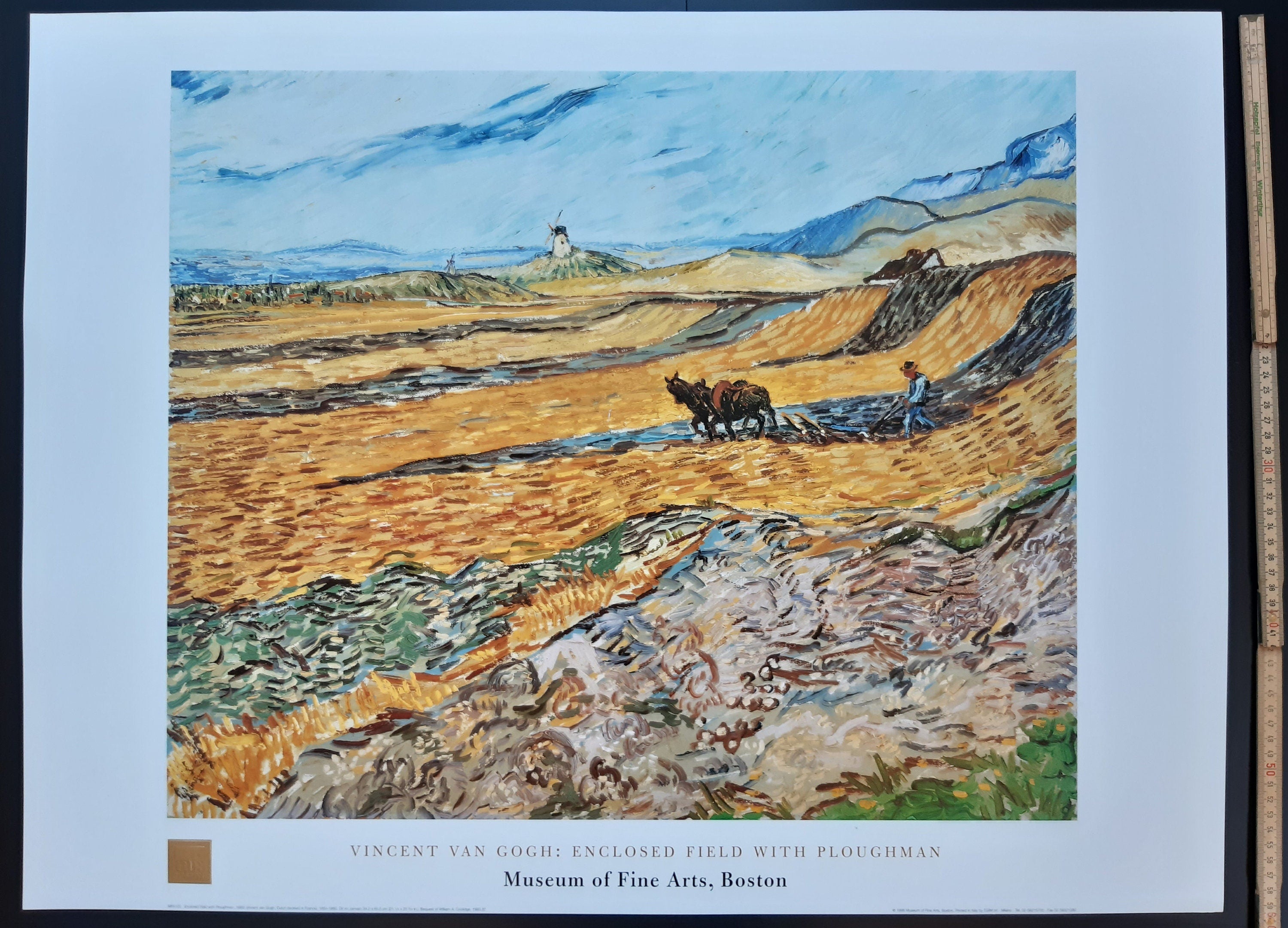 Van Gogh original art poster - 39.4"×27.6" (100×70cm)