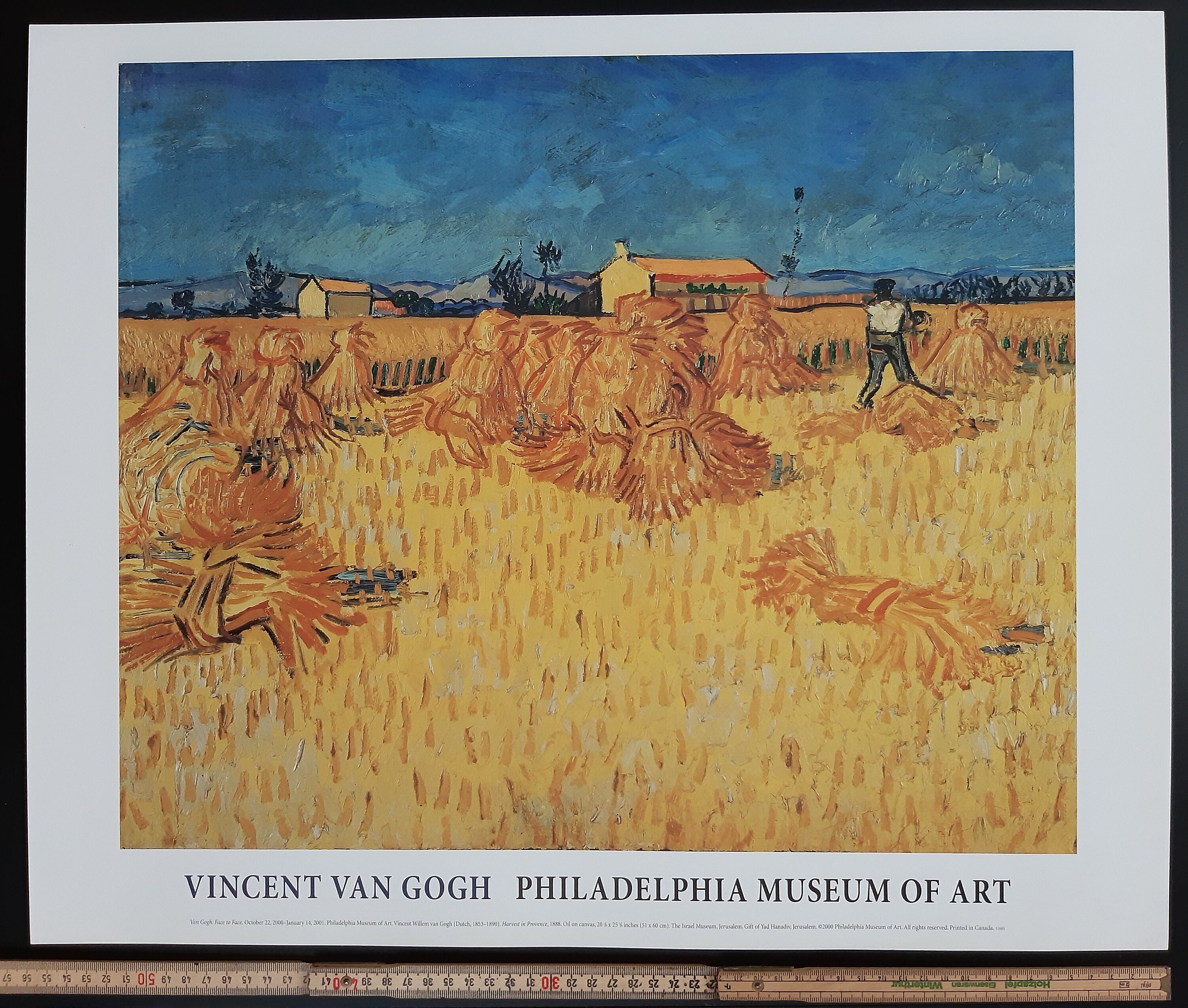 Van Gogh art exhibition poster - 18.1"×22.0" (46×56cm)