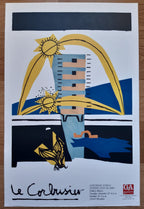 Le Corbusier original art poster - 24.0"×36.2" (61×92cm)