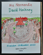 David Hockney original art poster - 23.6"×31.5" (60×80cm)
