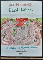 David Hockney original art poster - 23.6"×31.5" (60×80cm)