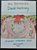 David Hockney original art poster - 23.6"×31.5" (60×80cm)