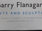 Barry Flanagan original art poster - 20.1"×29.9" (51×76cm)
