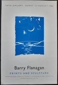 Barry Flanagan original art poster - 20.1"×29.9" (51×76cm)