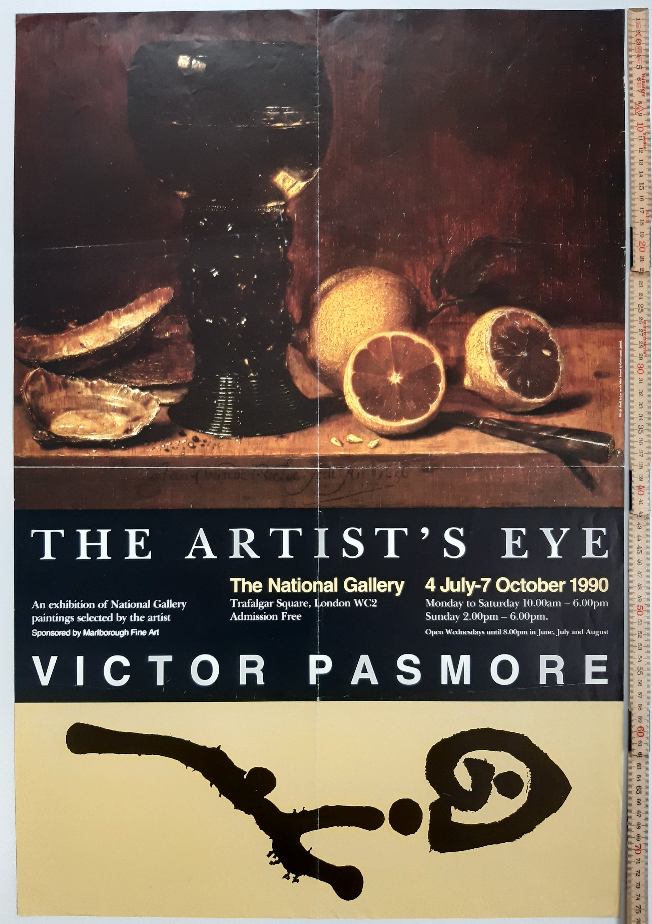 Pasmore / Van de Velde original art poster - 20.1"×29.9" (51×76cm)