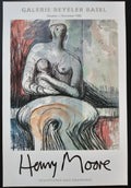 Henry Moore Original-Kunstplakat - 49×73,5cm