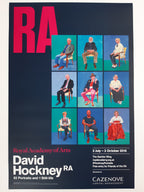 David Hockney original art poster