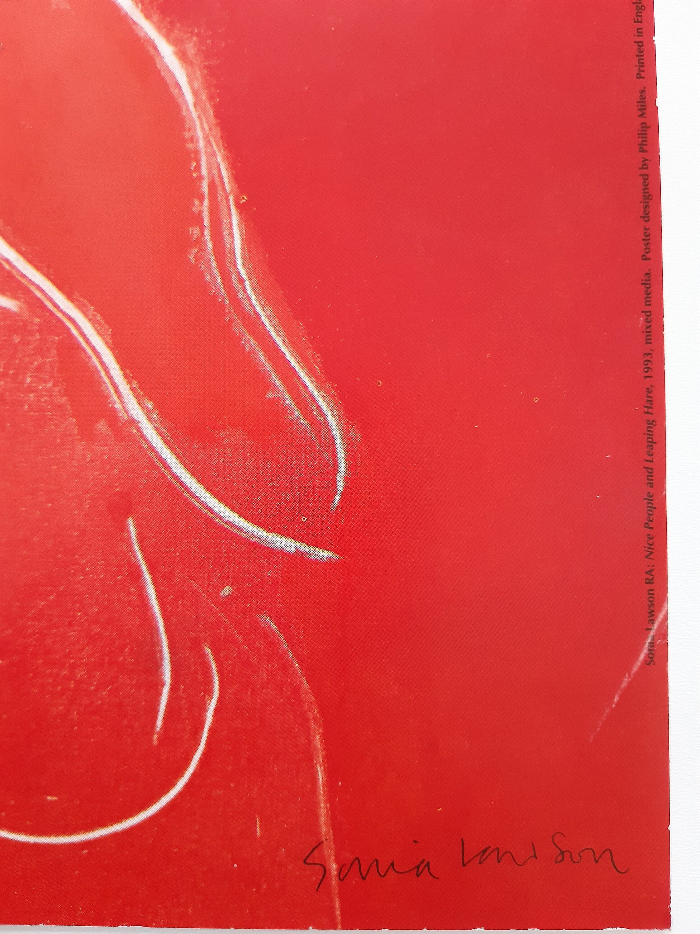 Sonia Lawson RA Original Kunstposter - 51×76cm (20.1"×29.9")