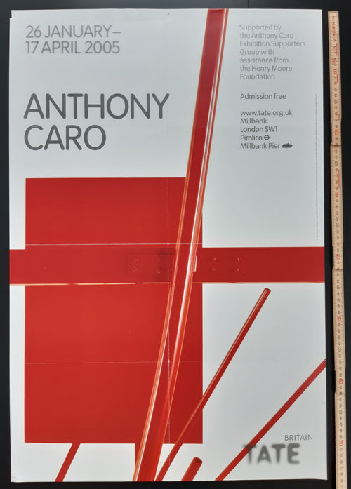 Antony Caro Tate original art poster - 20.1"×29.9" (51×76cm)