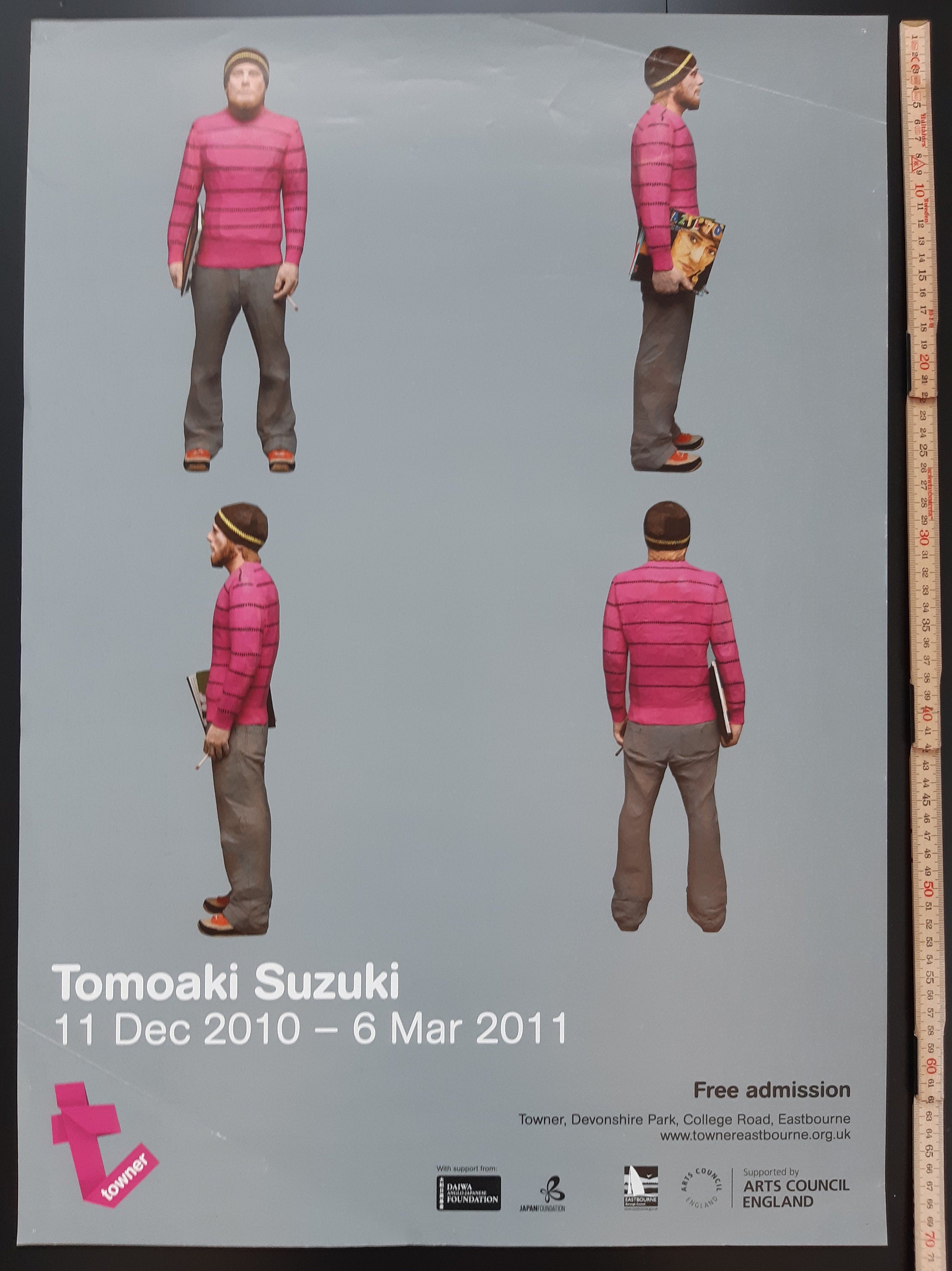 Tomoaki Suzuki exhibition poster - 20.1"×29.9" (51×76cm)