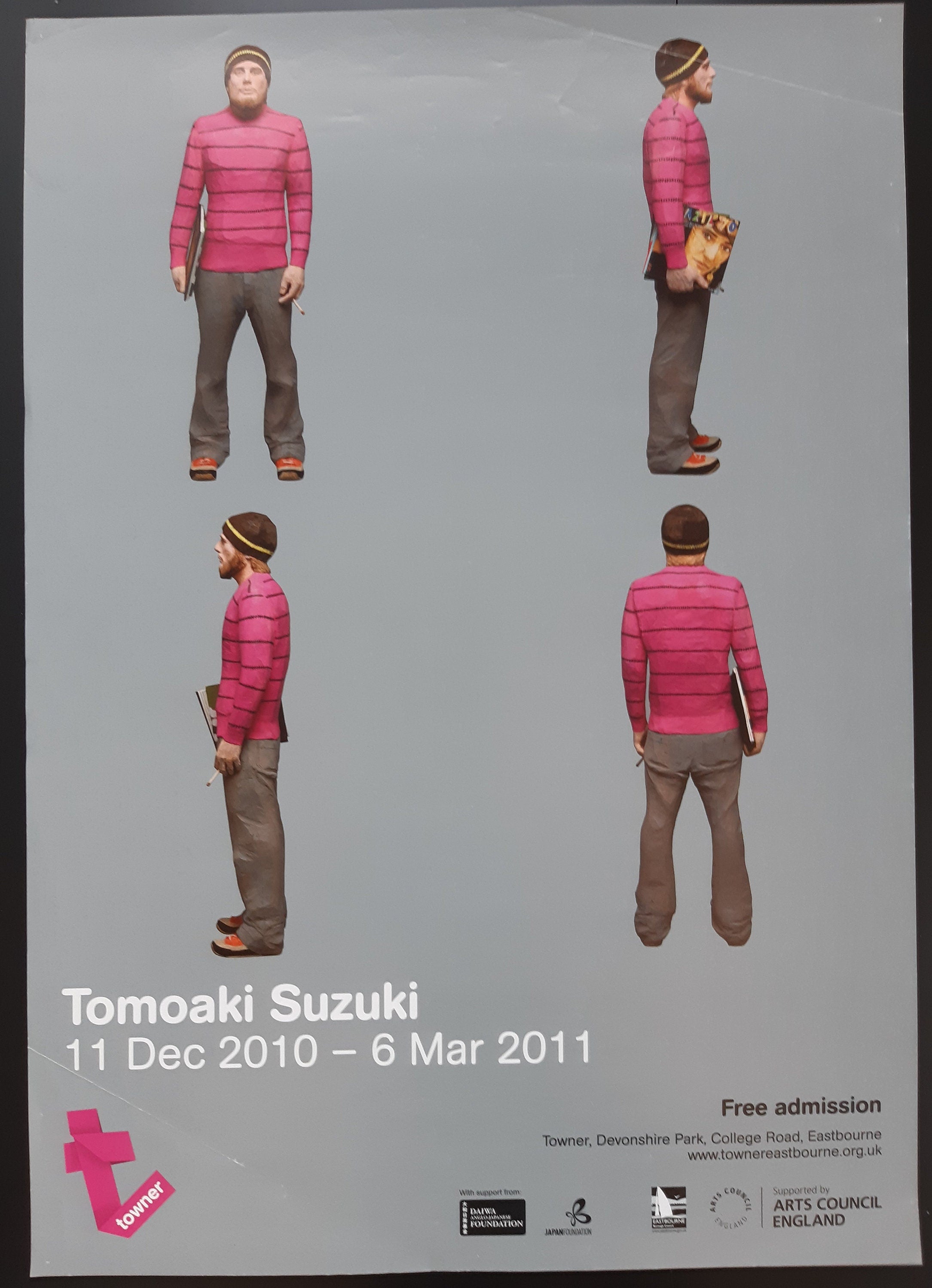 Tomoaki Suzuki exhibition poster - 20.1"×29.9" (51×76cm)