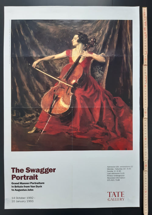 Augustus John Tate original art poster - 20.1"×29.9" (51×76cm)