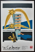 Le Corbusier original art poster - 24.0"×36.2" (61×92cm)