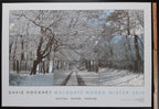 David Hockney original art poster - 19.2"×27.6" (48.8×70.2cm)